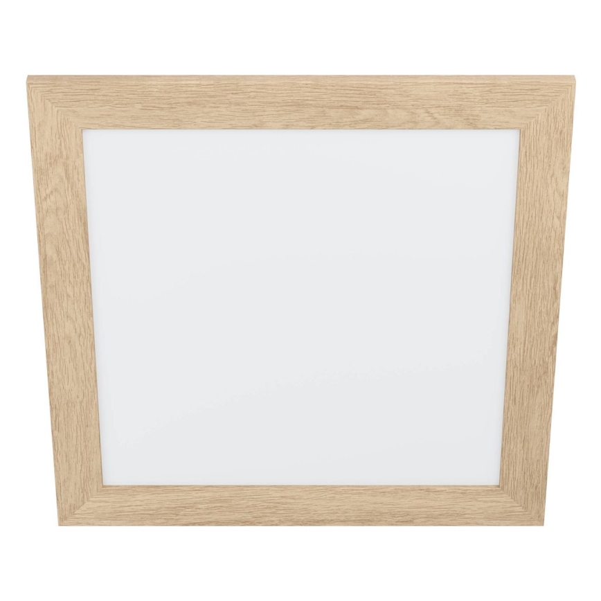Eglo 75643 - Plafón LED CALEMAR LED/19W/230V 4000K 43,7x 43,7 cm marrón