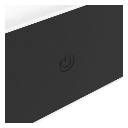 Eglo - Aplique de pared exterior LED recargable, táctil y regulable LED/5W/5V 2000 mAh 3000/4000/6500K IP44 negro