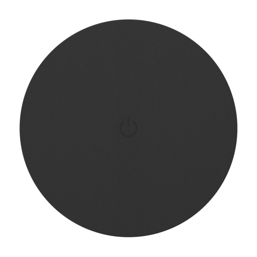 Eglo - Aplique de pared exterior táctil recargable y regulable LED/5W/5V 2000 mAh 3000/4000/6500K IP44 negro