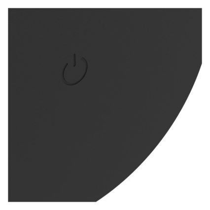 Eglo - Aplique de pared exterior táctil recargable y regulable LED/5W/5V 2000 mAh 3000/4000/6500K IP44 negro