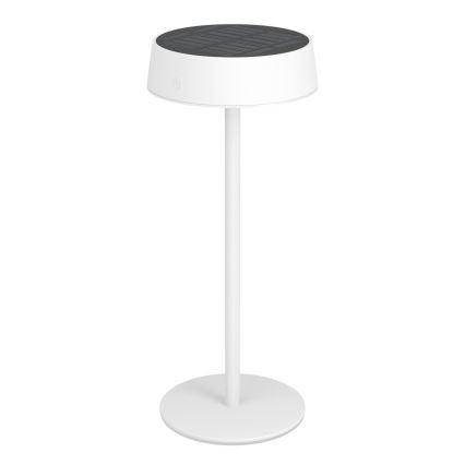Eglo - Lámpara de mesa táctil LED recargable por energía solar y regulable LED/3W/5V 3000-6000K 1800 mAh IP44 blanco