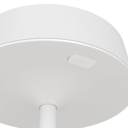 Eglo - Lámpara de mesa táctil LED recargable por energía solar y regulable LED/3W/5V 3000-6000K 1800 mAh IP44 blanco