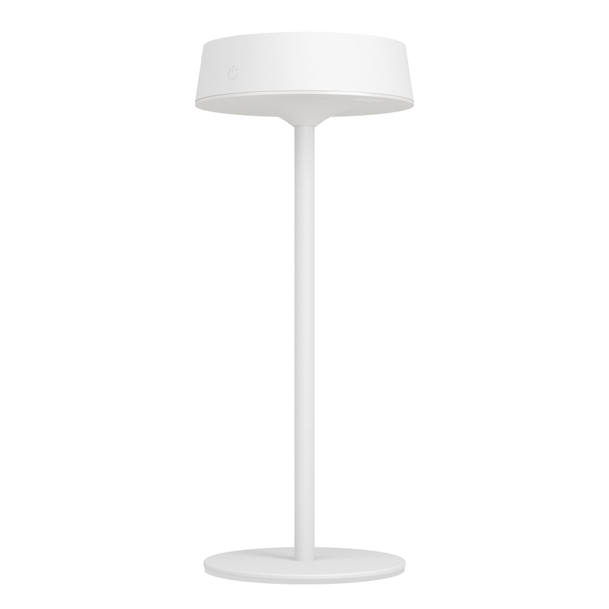 Eglo - Lámpara de mesa táctil LED recargable por energía solar y regulable LED/3W/5V 3000-6000K 1800 mAh IP44 blanco
