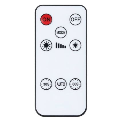 Eglo - Aplique de pared recargable LED RGBW regulable con sensor de movimiento y de crepúsculo LED/5V 2000 mAh, blanco + control remoto