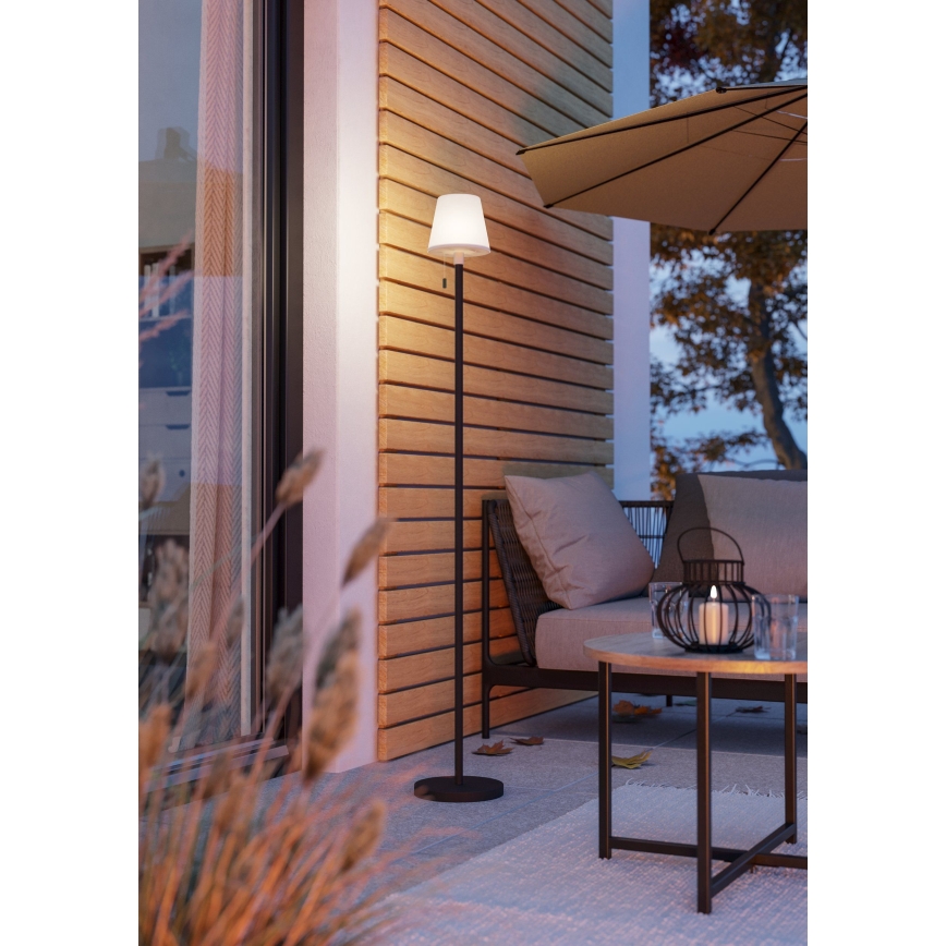 Eglo - Lámpara de pie exterior LED RGBW regulable LED/2,2W/3,7V 3000K IP54