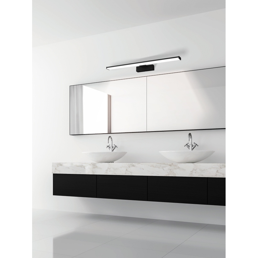 Eglo 780431 - Iluminación LED para espejos de baño BETETA LED/11W/230V 60 cm IP44 negro