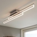 Eglo 780433 - Plafón LED de baño YANGUAS 2xLED/11W/230V 3000K IP44 cromo mate