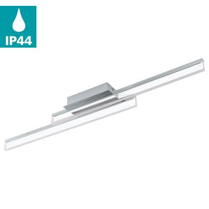 Eglo 780433 - Plafón LED de baño YANGUAS 2xLED/11W/230V 3000K IP44 cromo mate