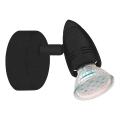 Eglo 780443 - Foco LED de pared SABADELL 1xGU10/2,8W/230V 3000K negro