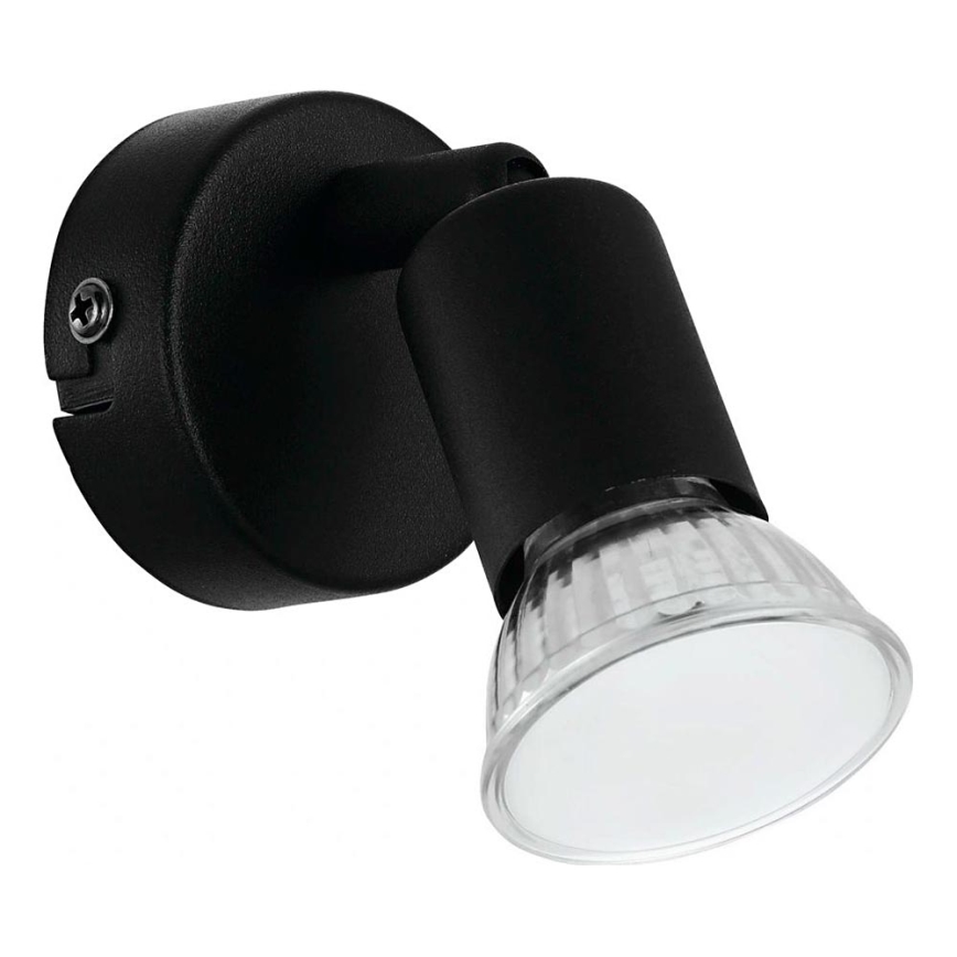 Eglo 780457 - Foco LED de pared ESCALERA 1xGU10/2,8W/230V 3000K negro