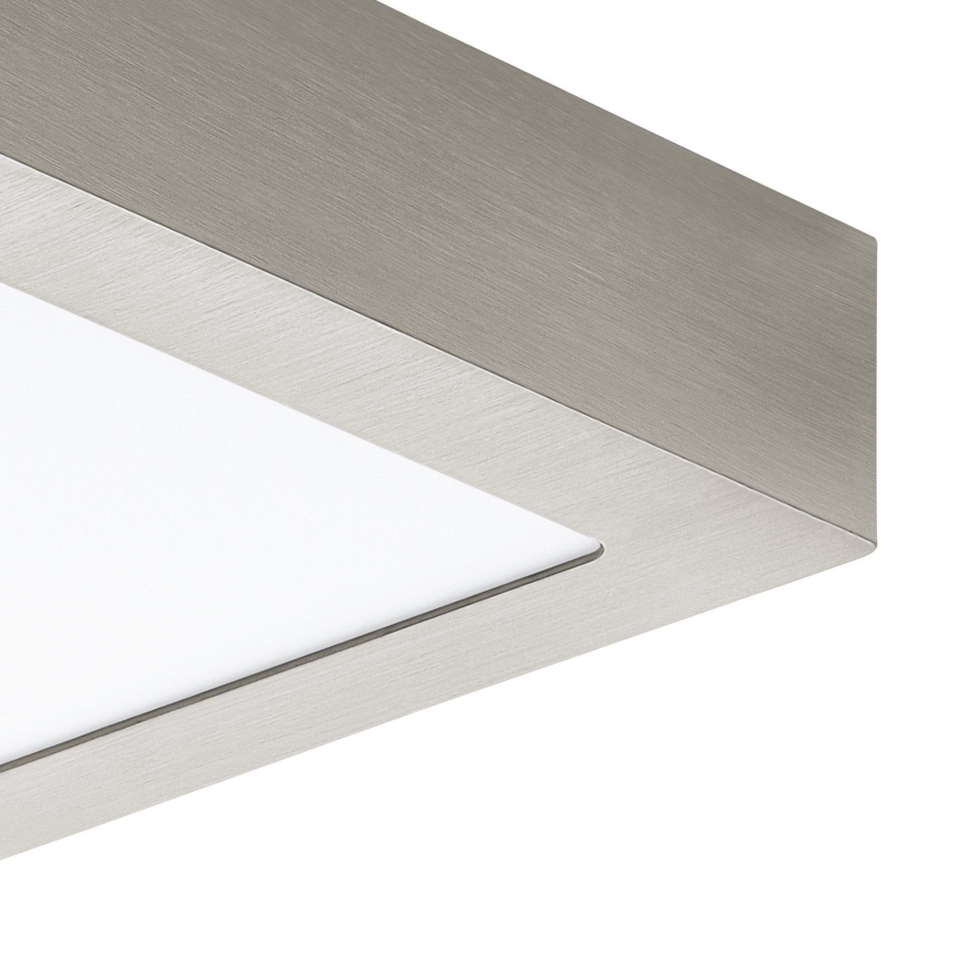 Eglo 78215 - Lámpara de techo LED FUEVA LED/10,9W/230V 17x17 cm cromo mate