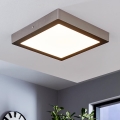 Eglo 78218 - Plafón LED FUEVA LED/22W/230V 30x30 cm cromo mate