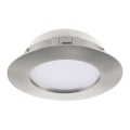 Eglo 78747 - Lámpara empotrable LED regulable PINEDA LED/12W/230V cromo mate