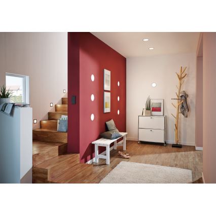 Eglo 78773 - Luminaria empotrable LED regulable FUEVA LED/10,9W/230V 3000K blanca Ø 17 cm