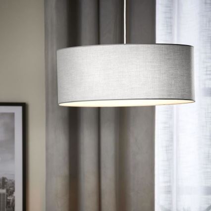Eglo 79067 - Lámpara colgante SITIA 3xE27/60W/230V gris
