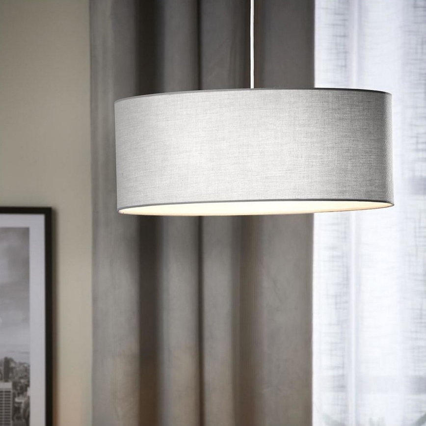 Eglo 79067 - Lámpara colgante SITIA 3xE27/60W/230V gris
