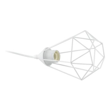 Eglo 79085 - Lámpara de mesa BYRON 1xE27/40W/230V blanca