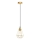 Eglo 79259 - Lámpara colgante BYRON suspendida por cable, 1xE27/60W/230V, acabado en latón