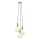 Eglo 79262 - Lámpara colgante con cable BYRON 3xE27/60W/230V, latón
