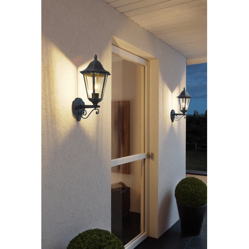 Eglo 79267 - Aplique de exterior NAVEDO 1xE27/60W/230V IP44