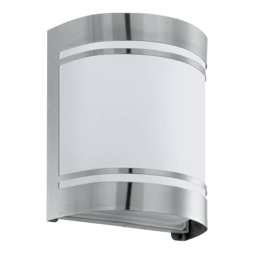 Eglo 79283 - Aplique de exterior CERNO 1xE27/40W/230V cromo brillante IP44