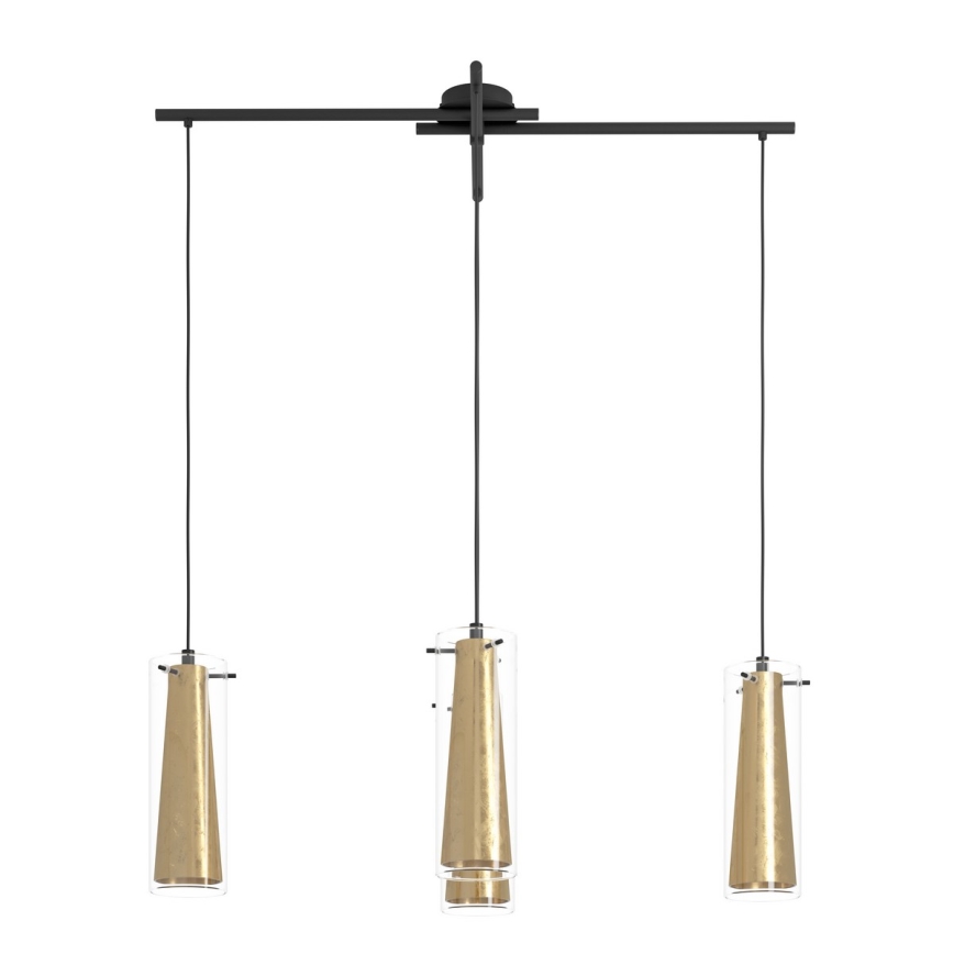 Eglo 79344 - Lámpara colgante PINTO GOLD 4xE27/40W/230V dorado