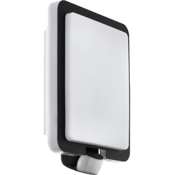 Eglo 79546 - Aplique de pared exterior con sensor MUSSOTTO 1xE27/28W/230V IP44