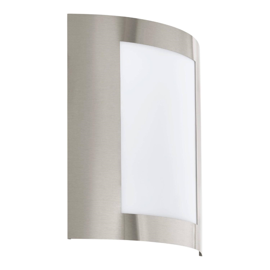 Eglo 79592 - Aplique de exterior FIDELIDAD 1xE27/60W/230V IP44 cromo mate