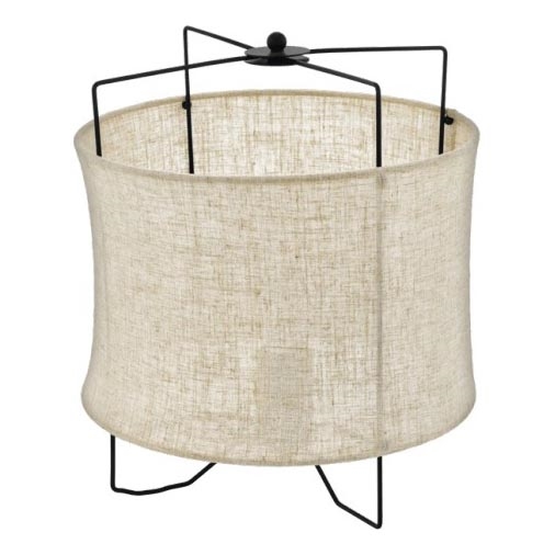 Eglo 79645 - Lámpara de mesa BRIDEKIRK 1xE27/40W/230V beige