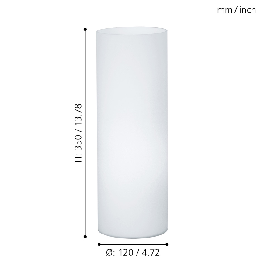Eglo - Lámpara de mesa 1xE27/60W/230V