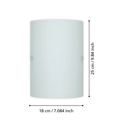 Eglo - Aplique 1x14/60W blanco