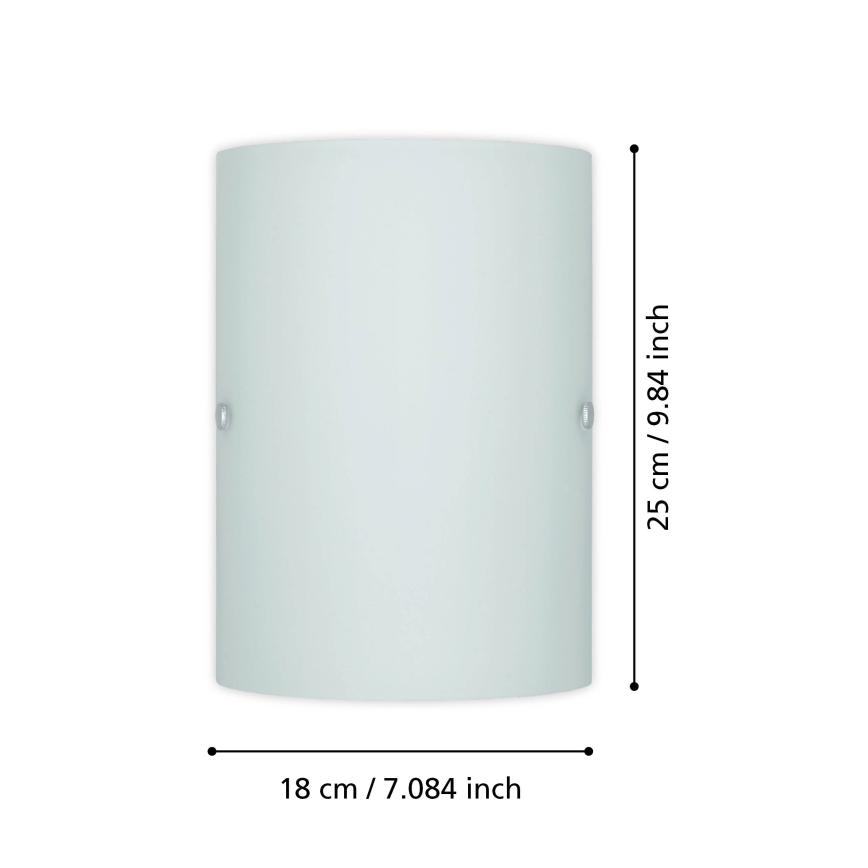 Eglo - Aplique 1x14/60W blanco