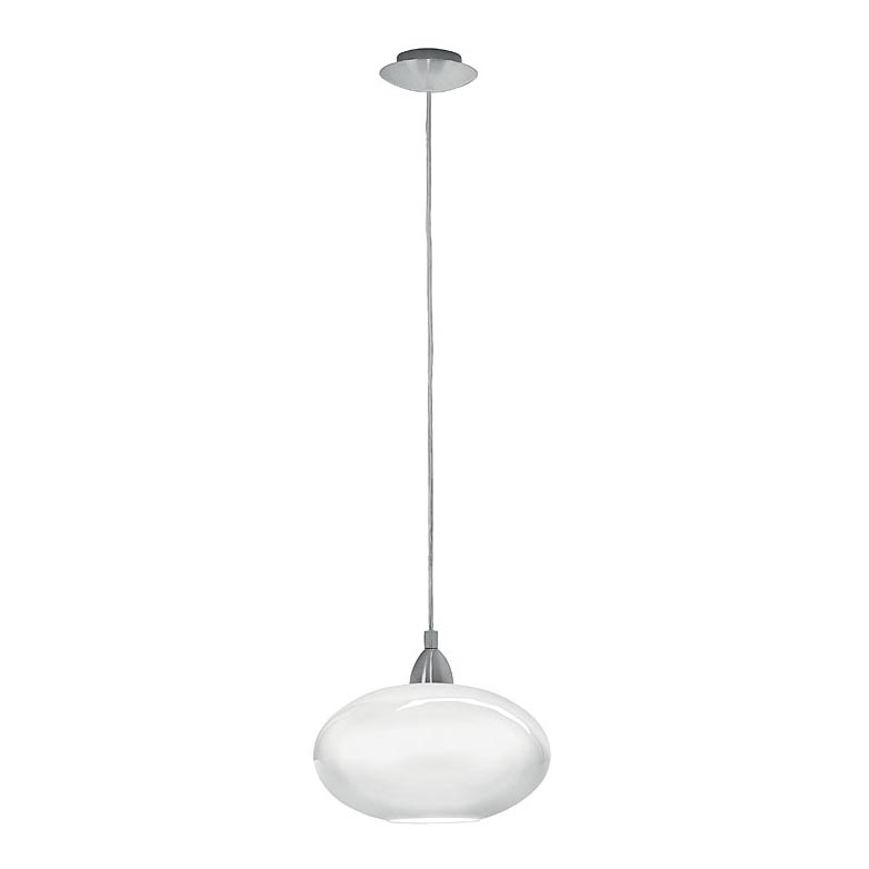 EGLO 87059 - Lámpara colgante BRENDA 1xE27/60W vidrio opal