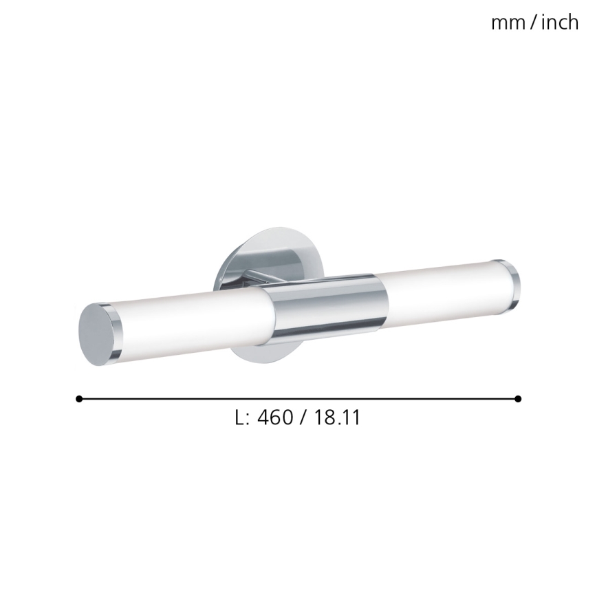 Eglo - Aplique de baño 2xE14/40W/230V IP44