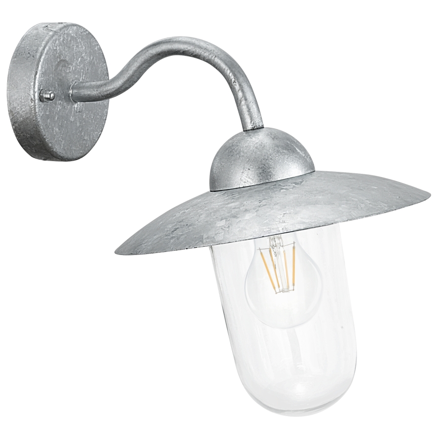 Eglo - Aplique exterior acero galvanizado IP44