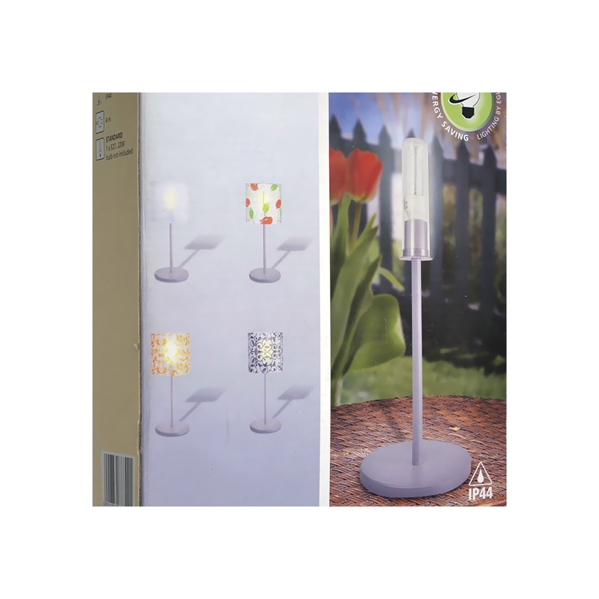 Eglo 88742 - Pie de lámpara exterior CUBA 1xE27/22W/230V IP44