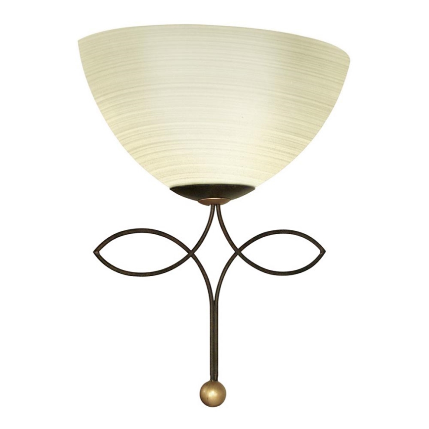 EGLO 89135 - Aplique BELUGA 1xE27/60W marrón antiguo