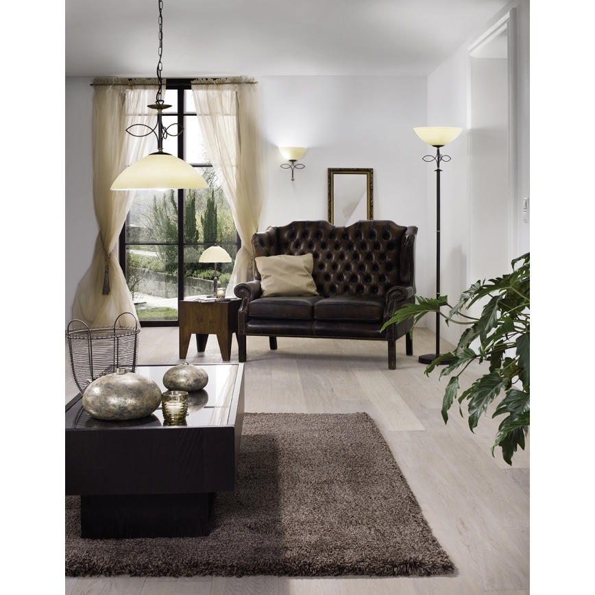 EGLO 89135 - Aplique BELUGA 1xE27/60W marrón antiguo