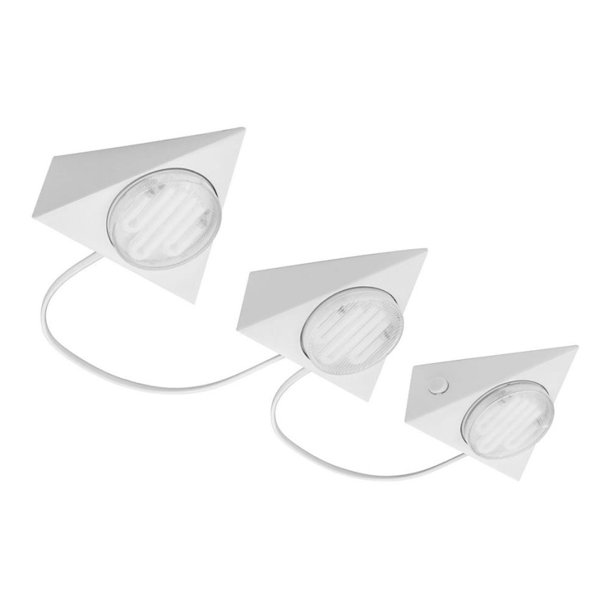 Eglo 89606 - JUEGO 3x Foco KOB 1 3xGX53/7W/230V