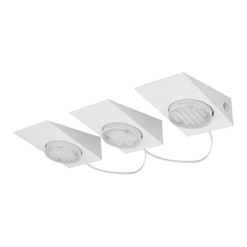 Eglo 89608 - SET 3x Foco KOB 3xGX53/7W/230V