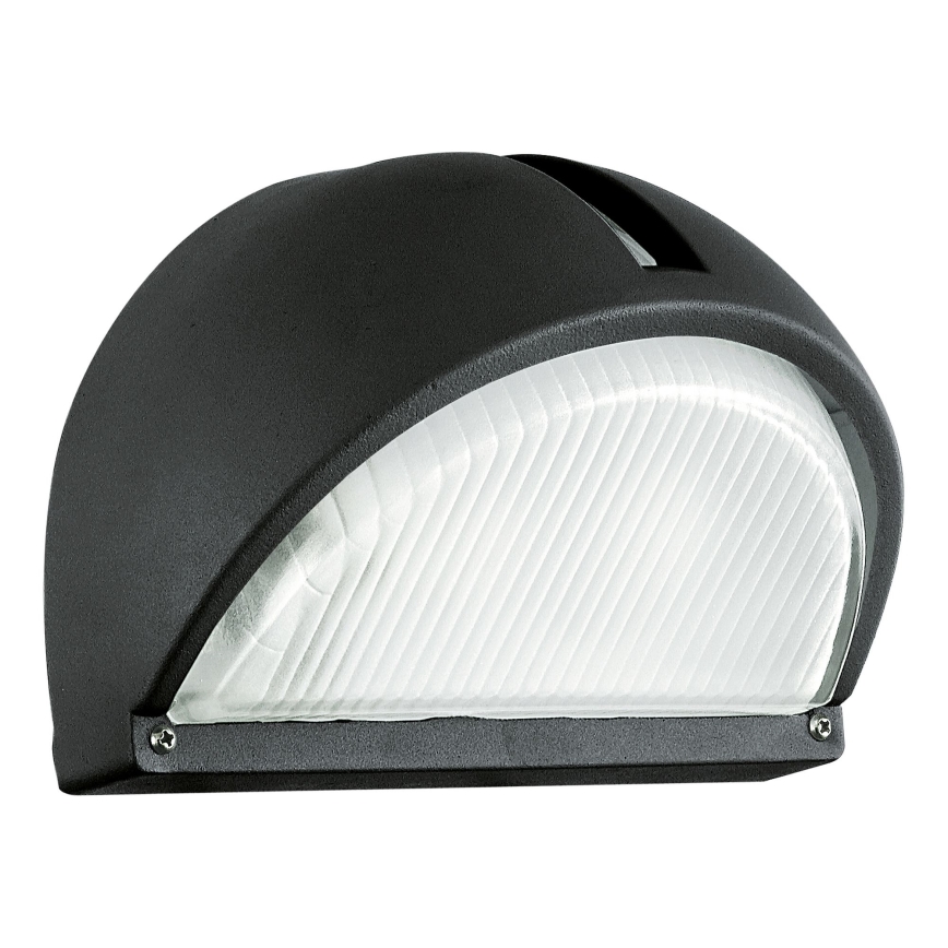 Eglo - Aplique exterior 1xE27/60W negro IP44