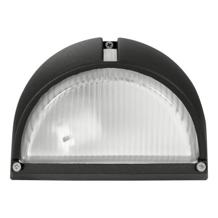 Eglo - Aplique exterior 1xE27/60W negro IP44