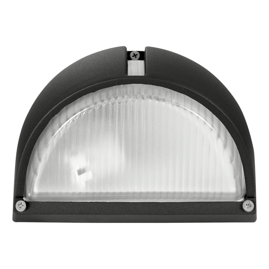 Eglo - Aplique exterior 1xE27/60W negro IP44