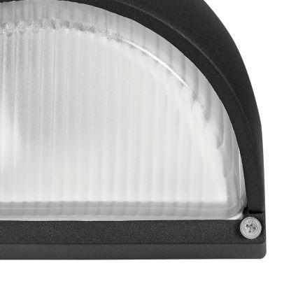 Eglo - Aplique exterior 1xE27/60W negro IP44