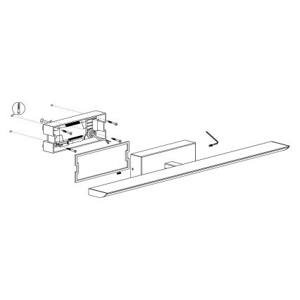 Eglo - Iluminación LED RGBW regulable para espejo de baño 21,5W/230V IP44 ZigBee