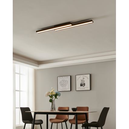 Eglo - Plafón LED RGBW regulable LED/20,4W/230V ZigBee