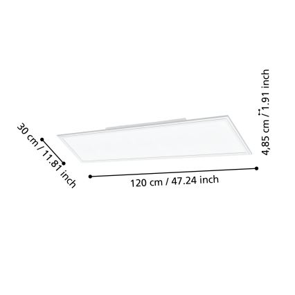 Eglo - Plafón LED regulable LED/33,5W/230V blanco ZigBee