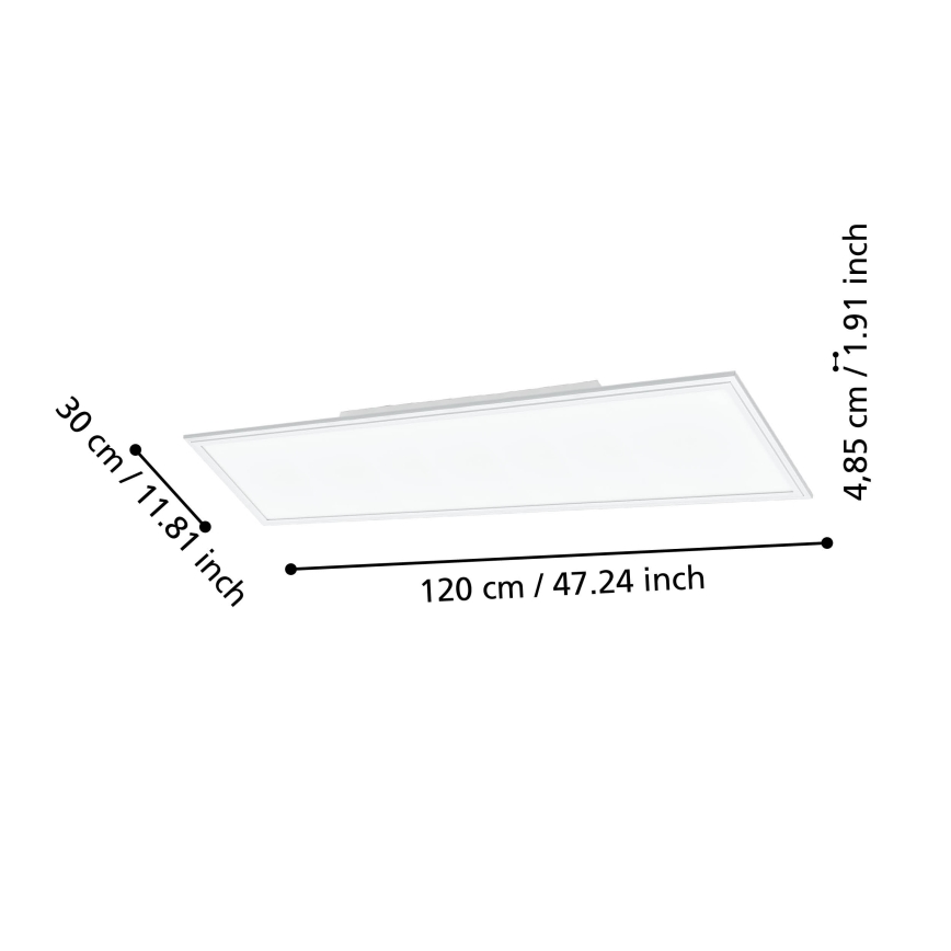Eglo - Plafón LED regulable LED/33,5W/230V blanco ZigBee