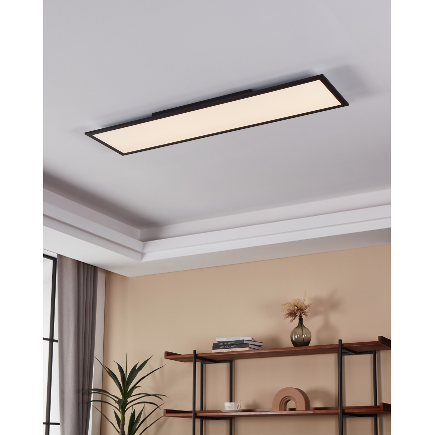 Eglo - Plafón LED regulable LED/33,5W/230V negro ZigBee