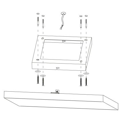 Eglo - Plafón LED RGBW regulable LED/16W/230V ZigBee
